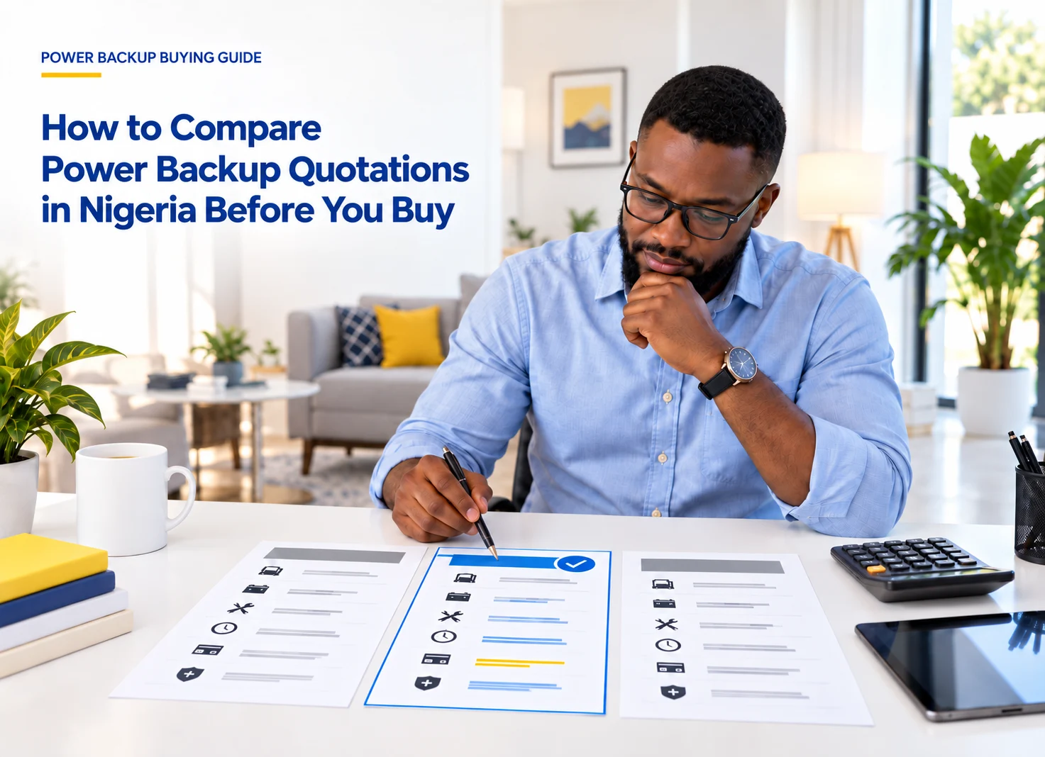 How to compare power backup quotations in Nigeria