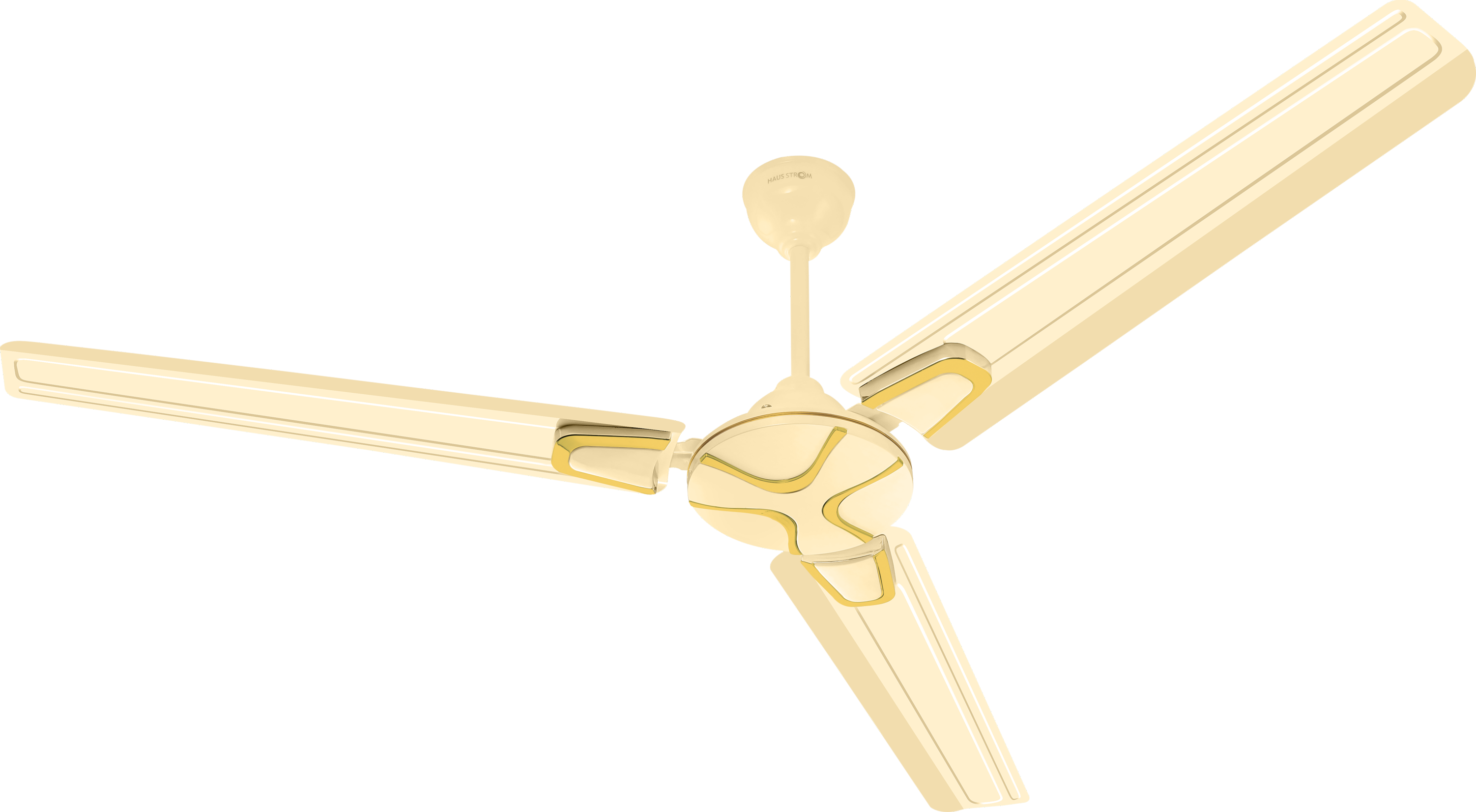 Hausstrom Jazzy 56 inch ceiling fan ivory
