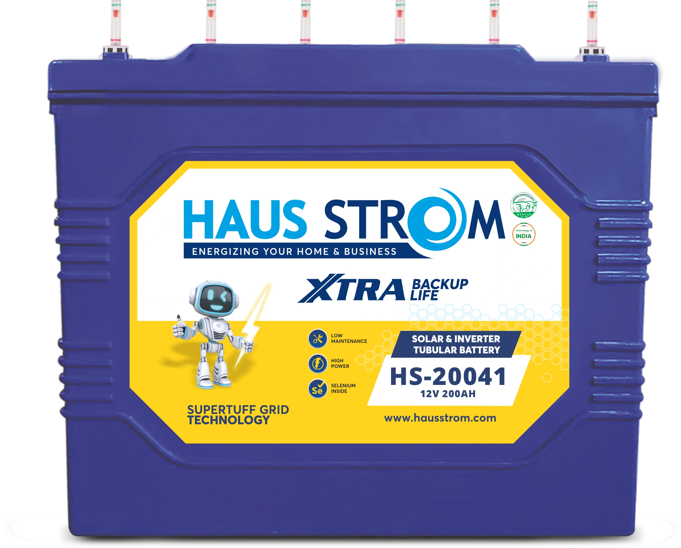 Hausstrom 200AH tubular battery