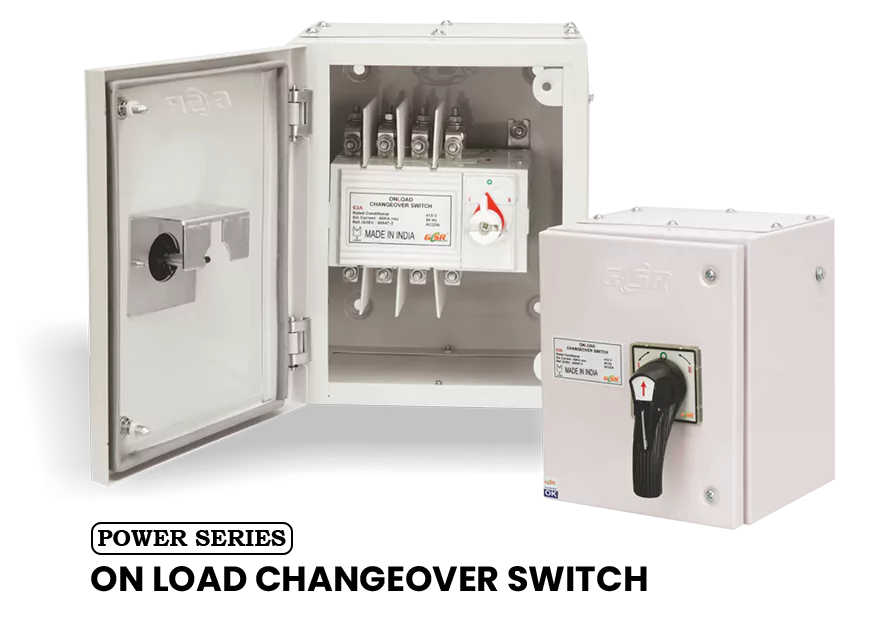 GSR on-load changeover switch