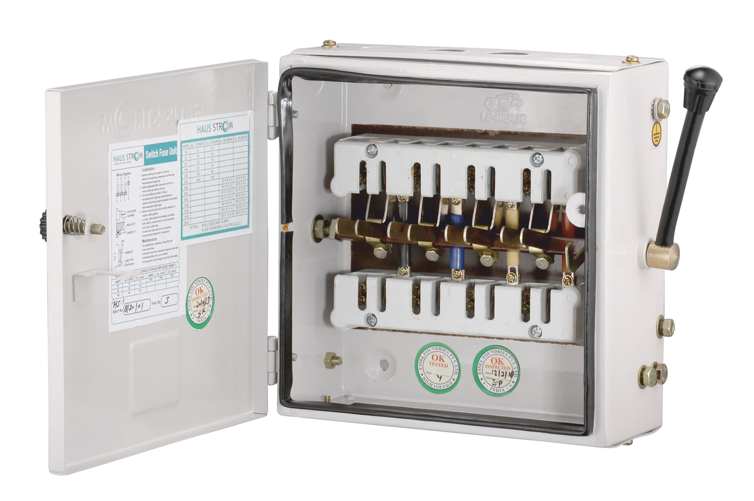 Hausstrom changeover switch